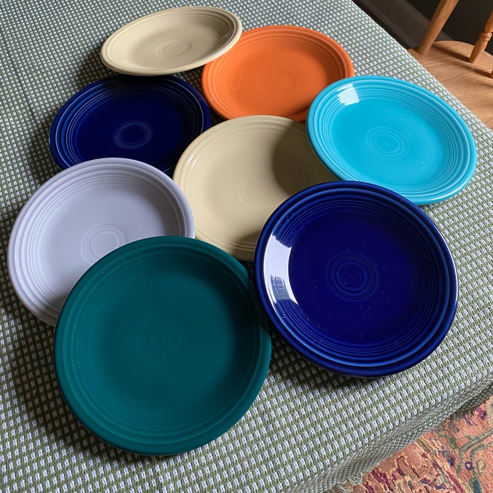 Fiesta Ceramic Salad Plate Set